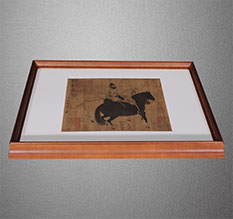 甘德书画装裱配框服务案例